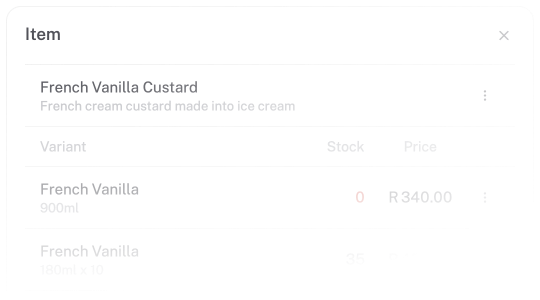 Product variants
